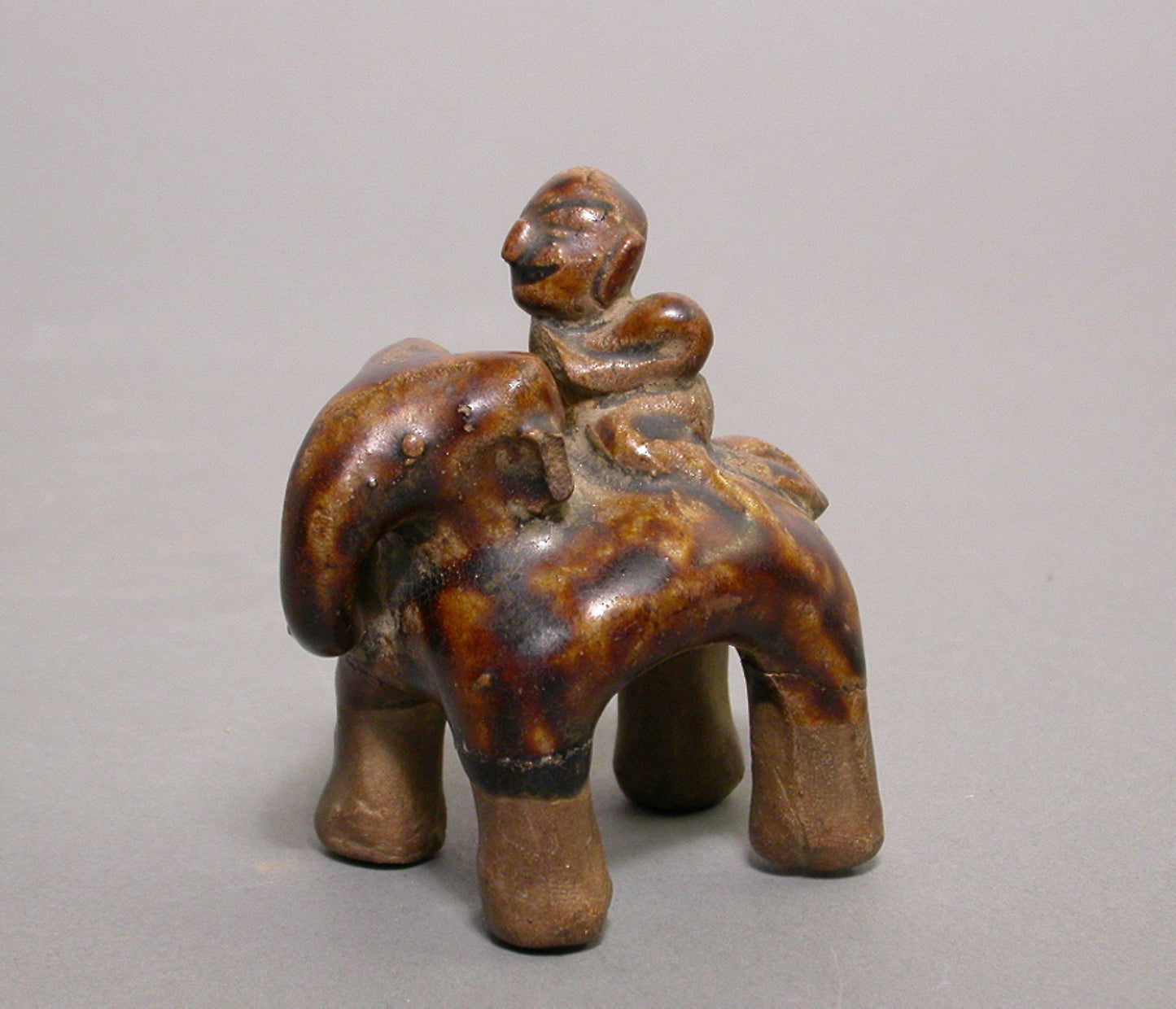 Figurine of Elephant and Rider -  Thailand,  Poster Print Wall Art