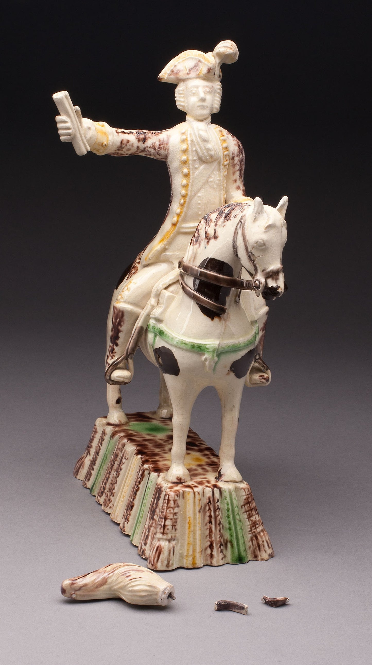 Equestrian Figure -  England, Staffordshire,  Poster Print Wall Art