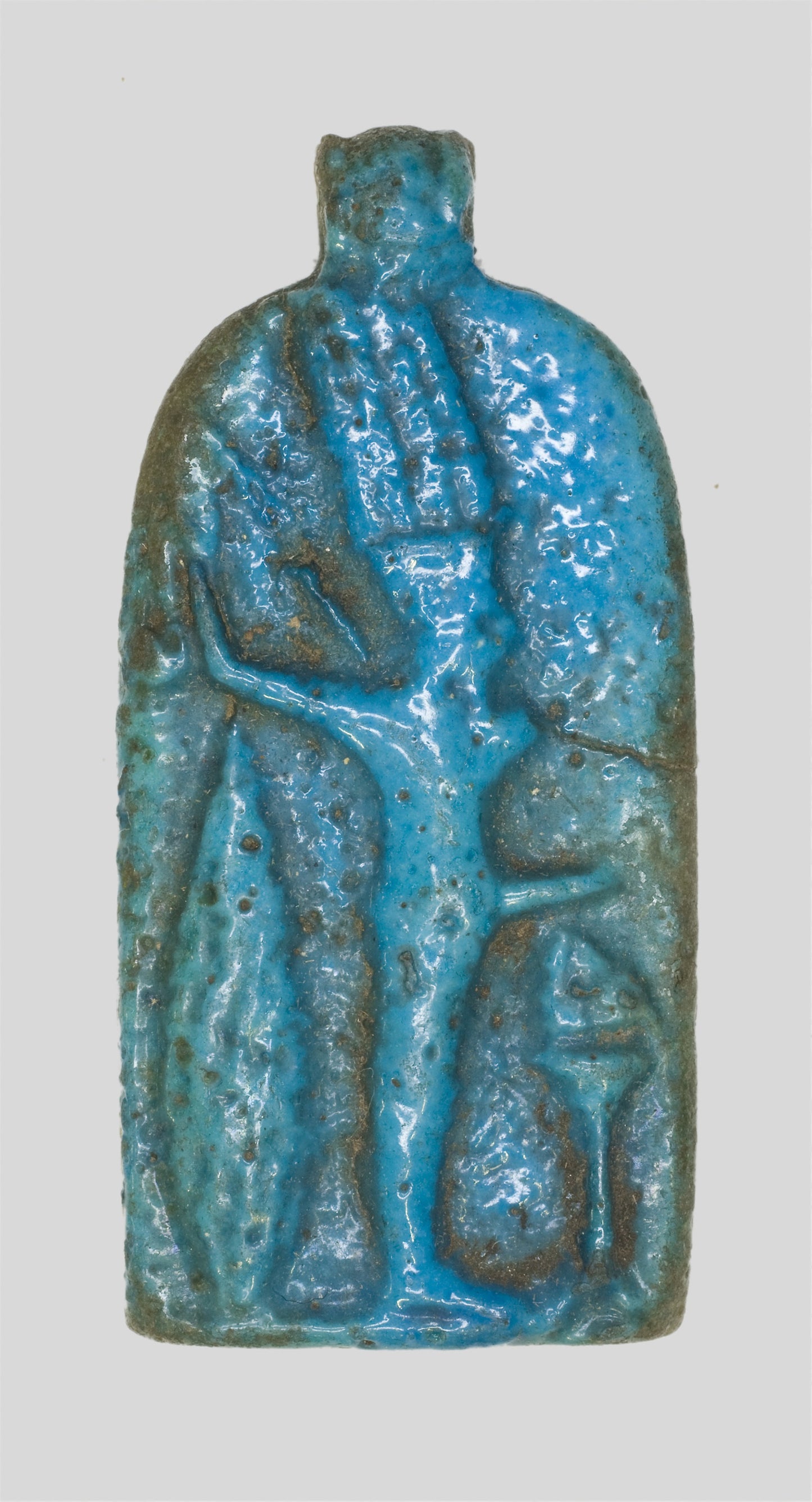 Amulet of the God Amun-Ra Kamutef -  Egyptian,  Poster Print Wall Art