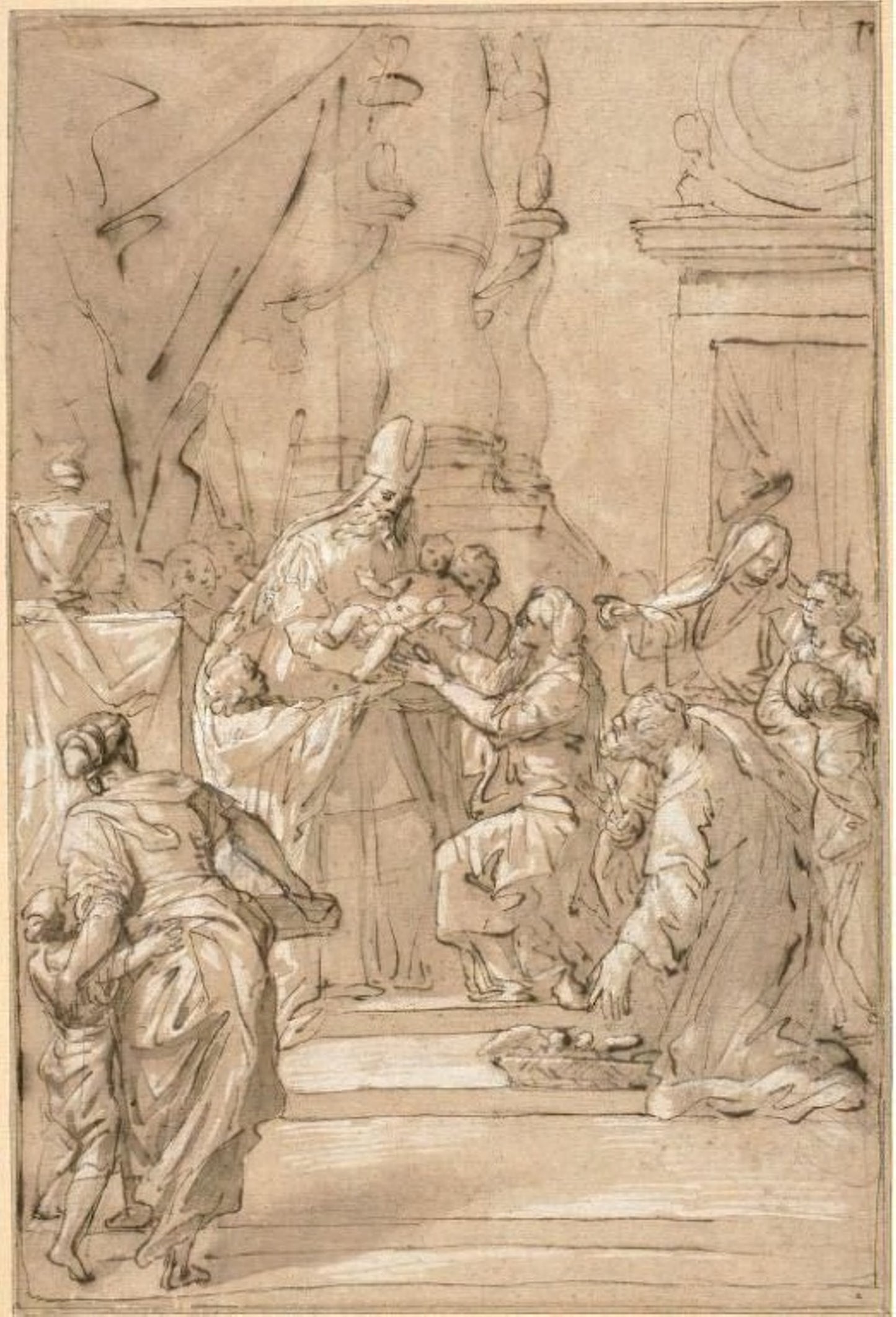 Presentation in the Temple -  Pietro Antonio di Pietri,  Poster Print Wall Art