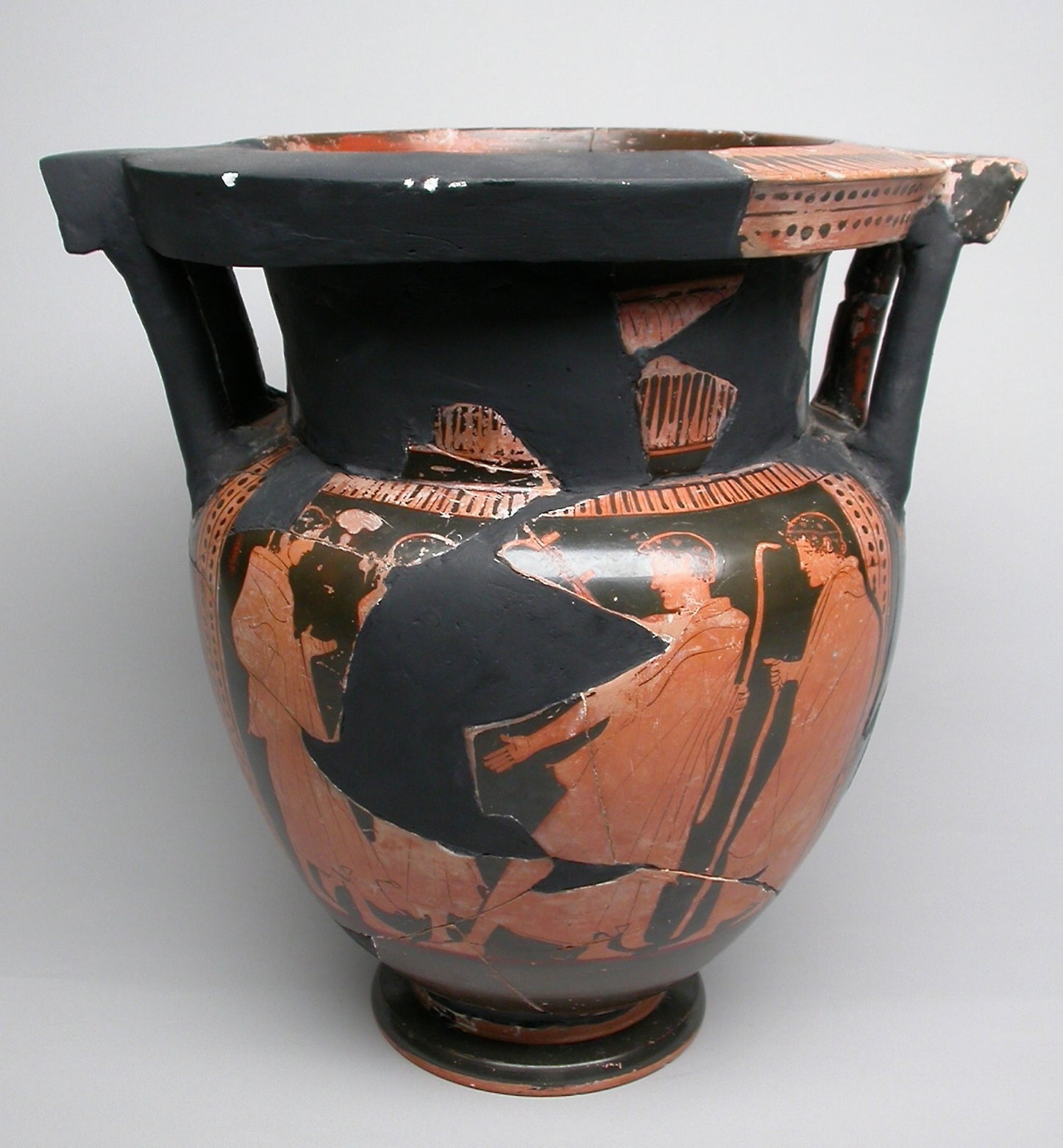 Column-Krater (Mixing Bowl) -  Greek; Athens,  Poster Print Wall Art