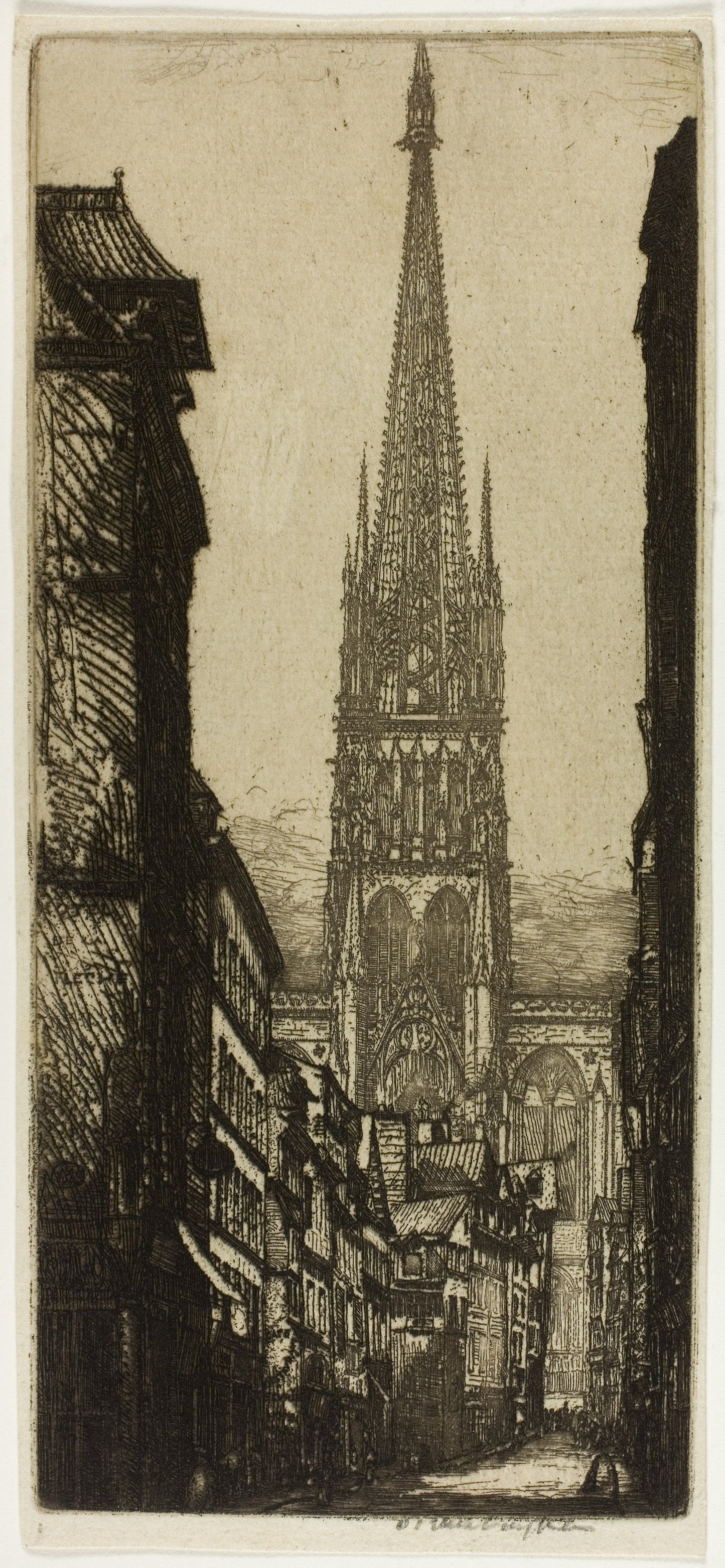 La Flêche, Rouen -  Donald Shaw MacLaughlan,  Poster Print Wall Art