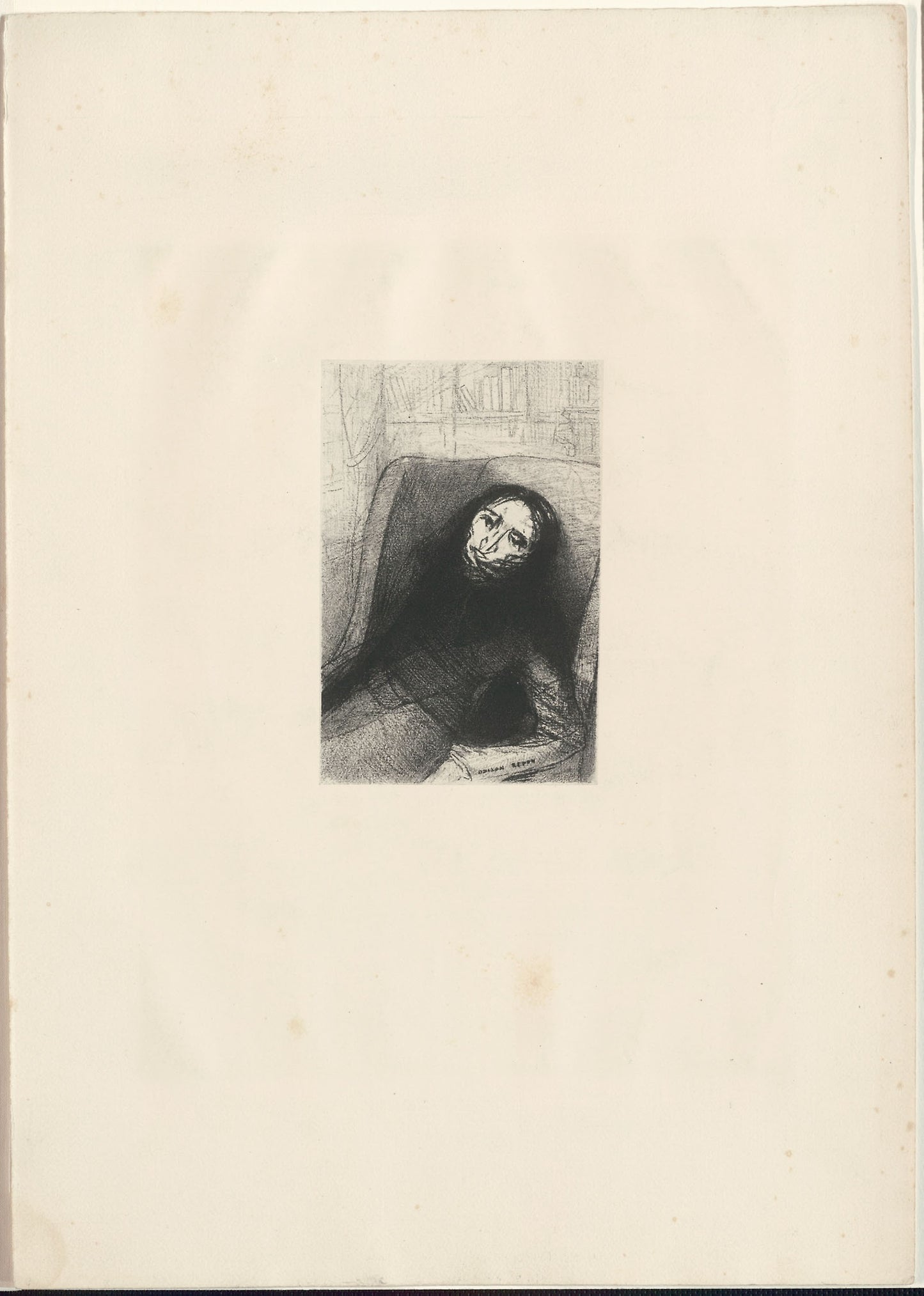 Des Esseintes -  Odilon Redon (French, 1840-1916),  Poster Print Wall Art