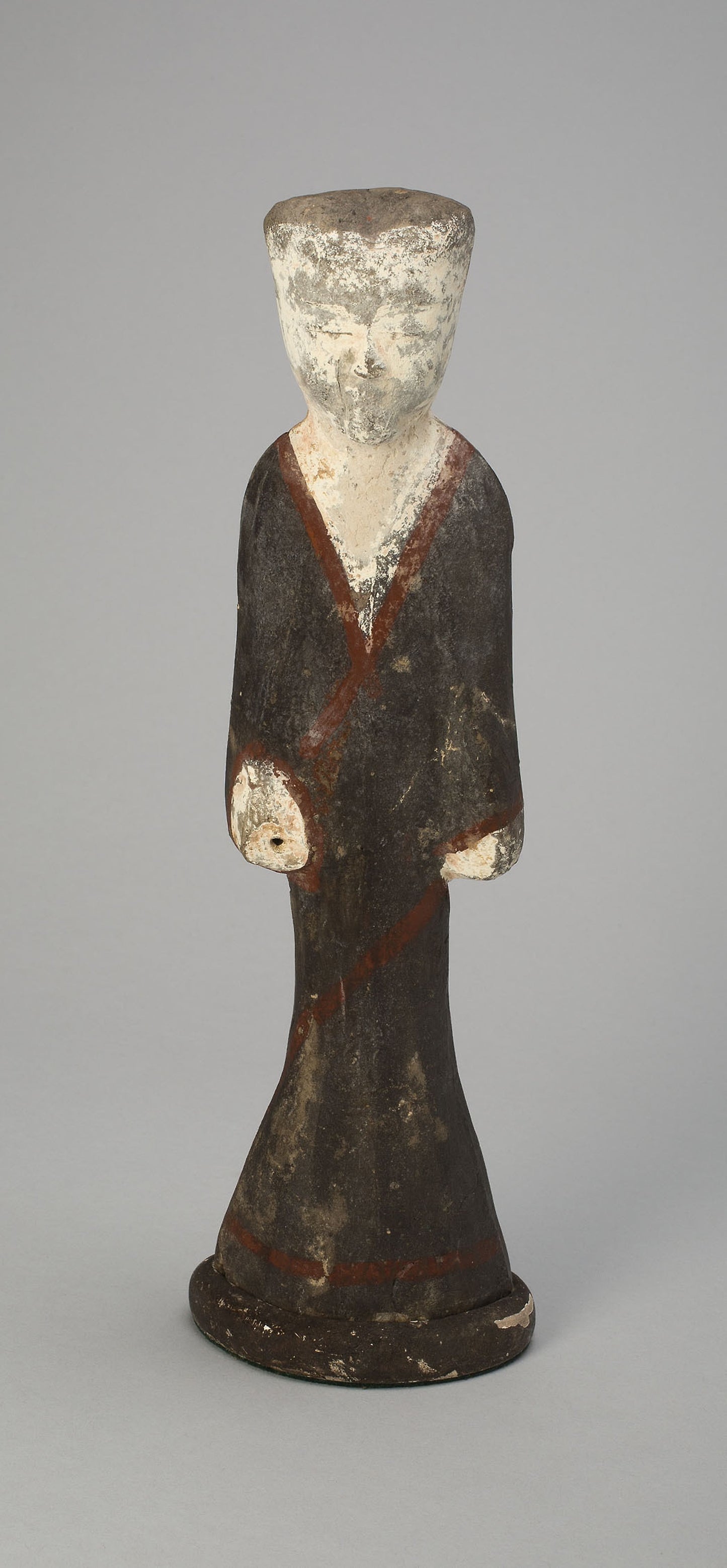 Female Attendant (Tomb Figurine) -  China; probably Shaanxi province,  Poster Print Wall Art