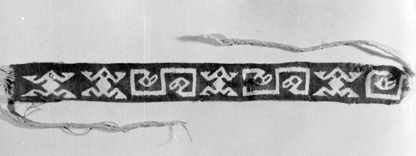 Headband or Belt Fragment -  Possibly central coast, Peru,  Poster Print Wall Art