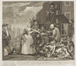 Plate Four, from A Rake's Progress: William Hogarth,16x12"(A3) Poster