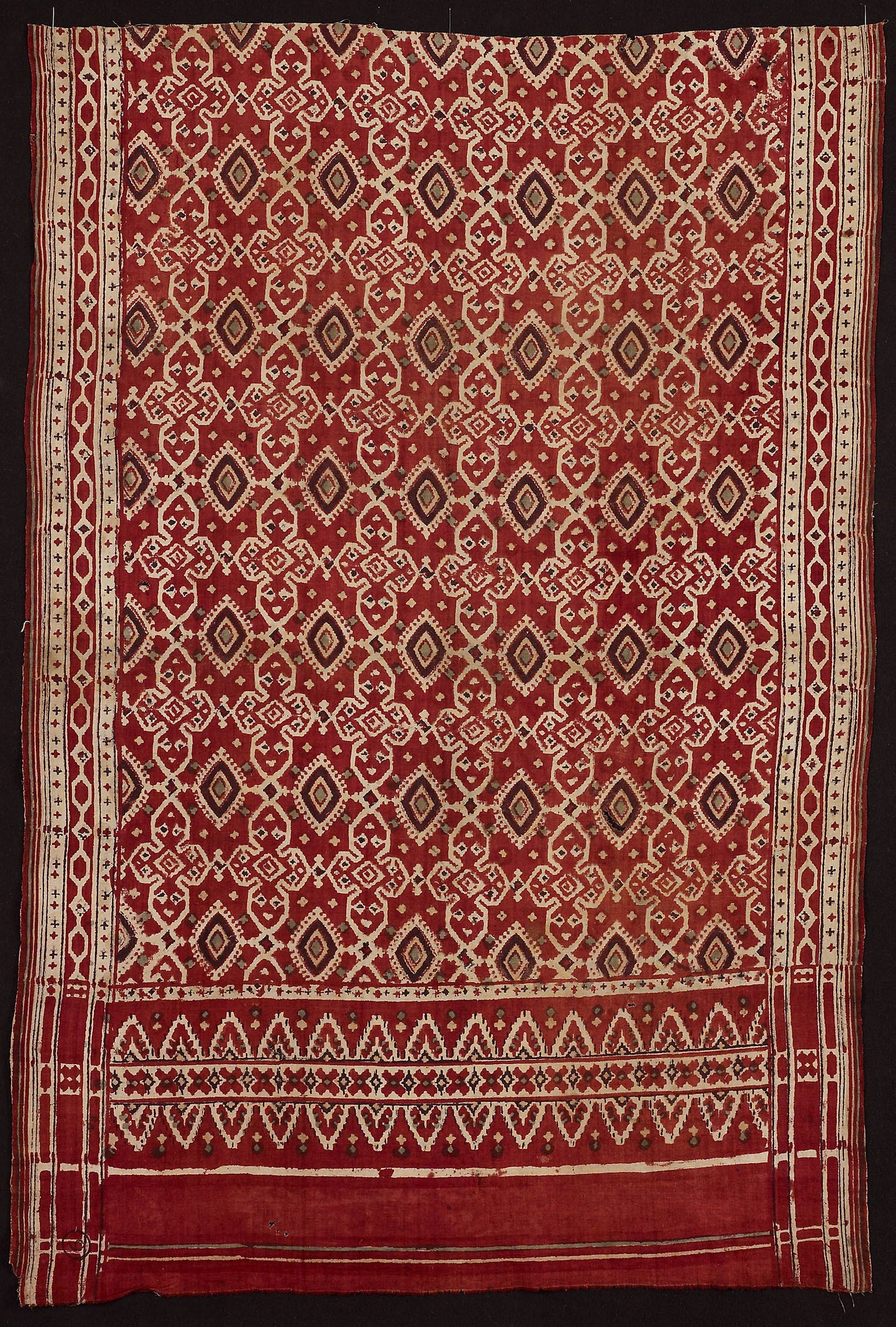 Heirloom Textile (sarasa) -  India, Gujarat,  Poster Print Wall Art