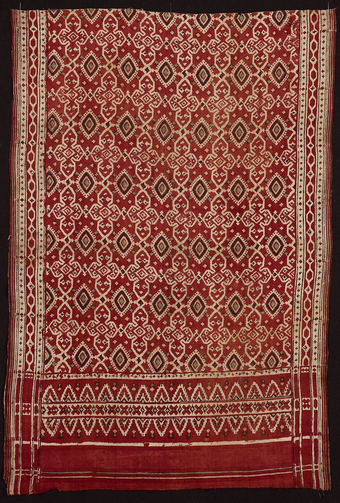 Heirloom Textile (sarasa): India, Gujarat,16x12