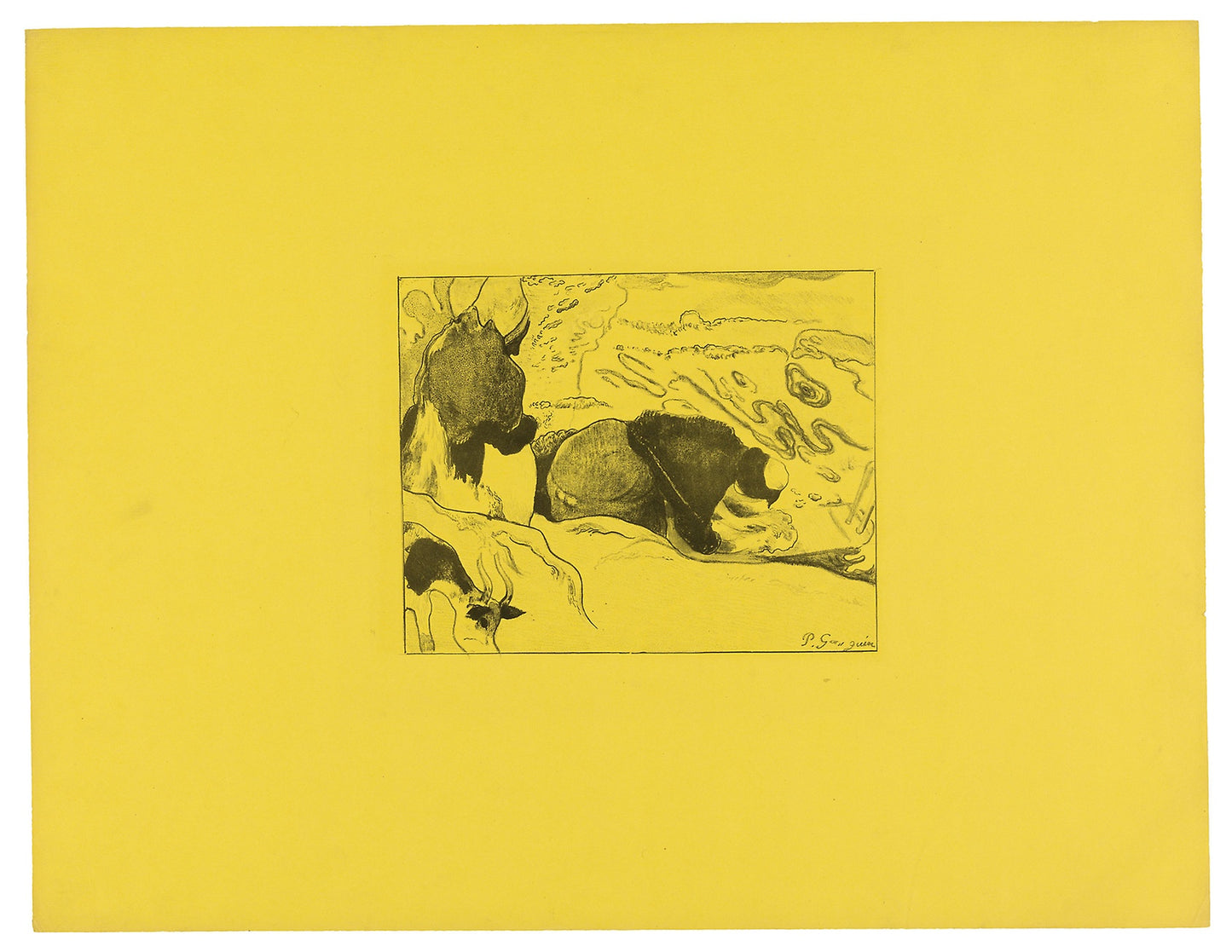 The Laundresses, from the Volpini Suite: Paul Gauguin,16x12"(A3) Poster