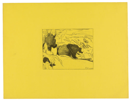 The Laundresses, from the Volpini Suite: Paul Gauguin,16x12"(A3) Poster