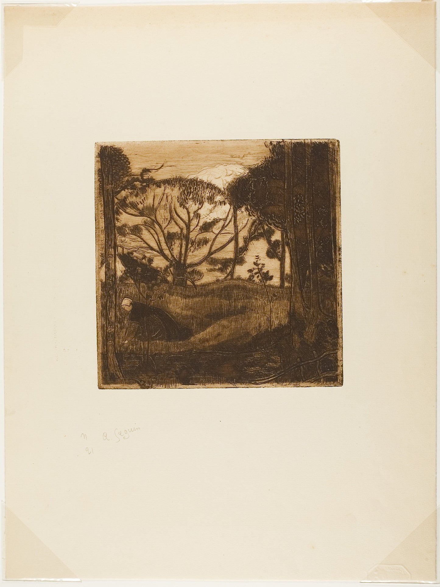 Evening -  Armand Séguin,  Poster Print Wall Art