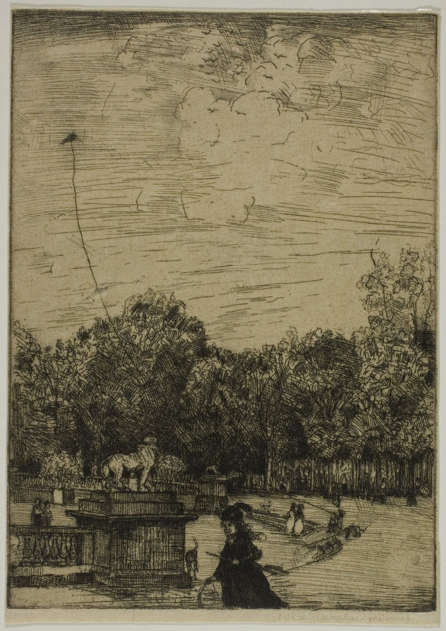 The Kite -  Donald Shaw MacLaughlan,  Poster Print Wall Art