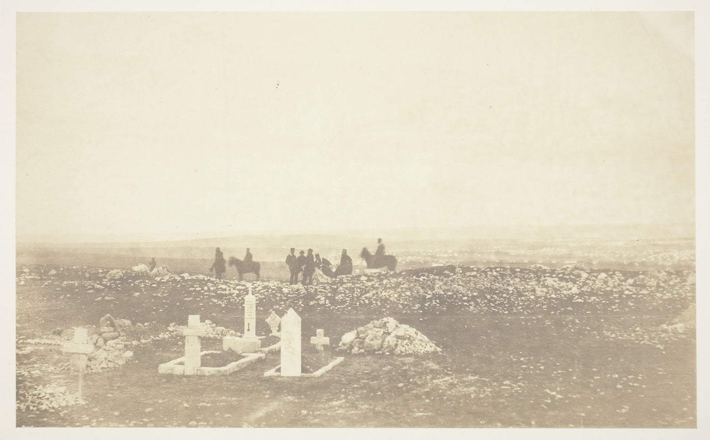 Cemetery, Cathcart's Hill -  Roger Fenton,  Poster Print Wall Art