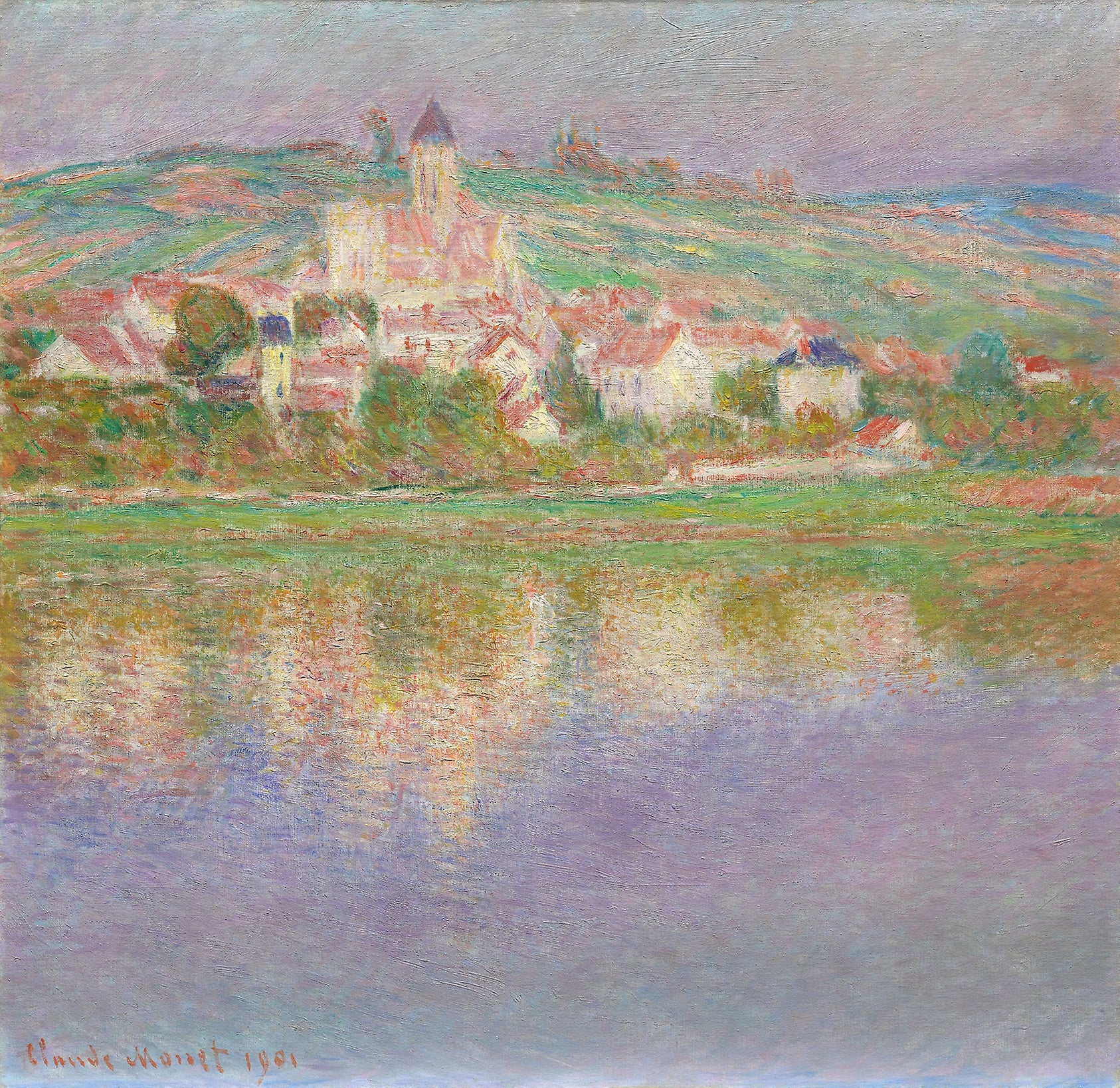 Vétheuil: Claude Monet,16x12"(A3) Poster