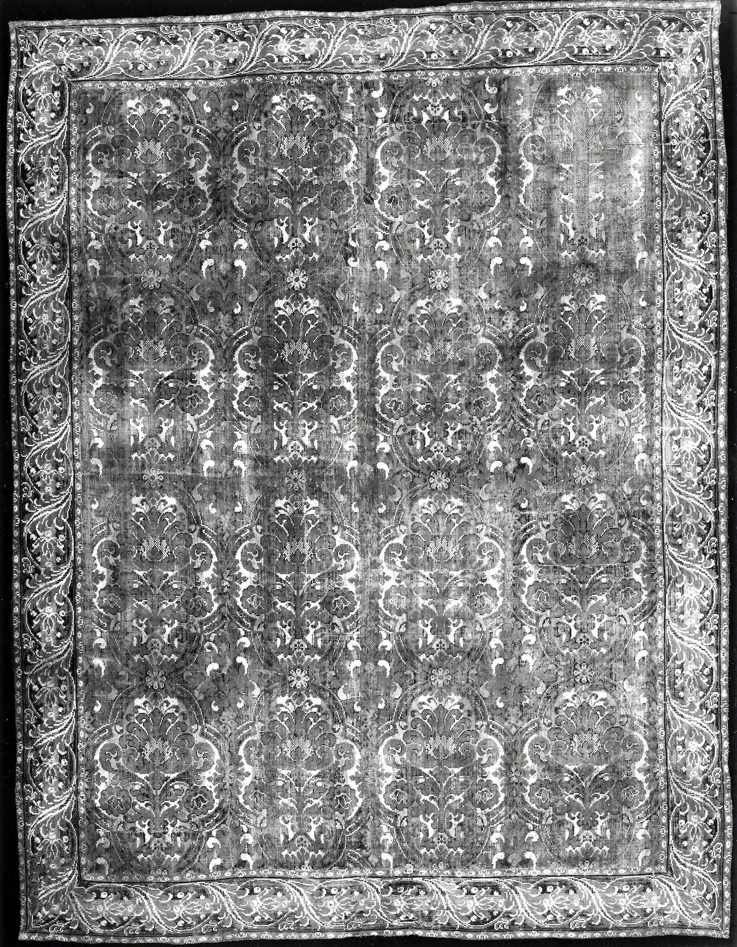 Carpet -  Northern France or the Low Countries (Netherlands, Belgium, Luxembourg),  Poster Print Wall Art