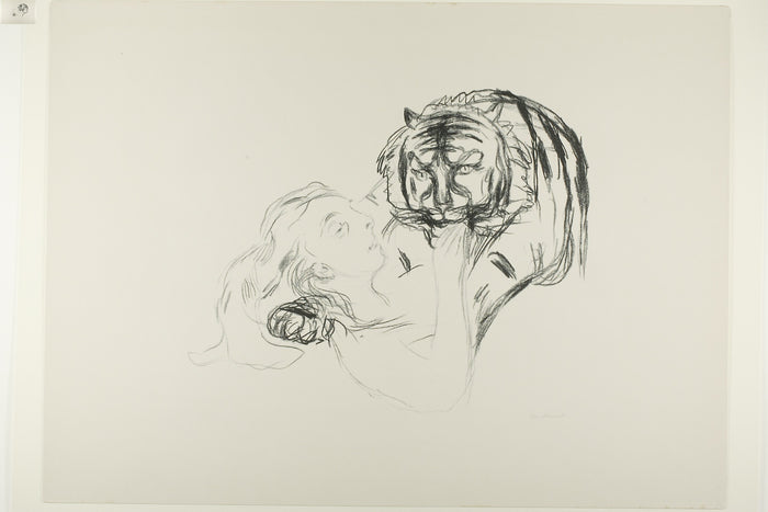 The Tiger: Edvard Munch,16x12