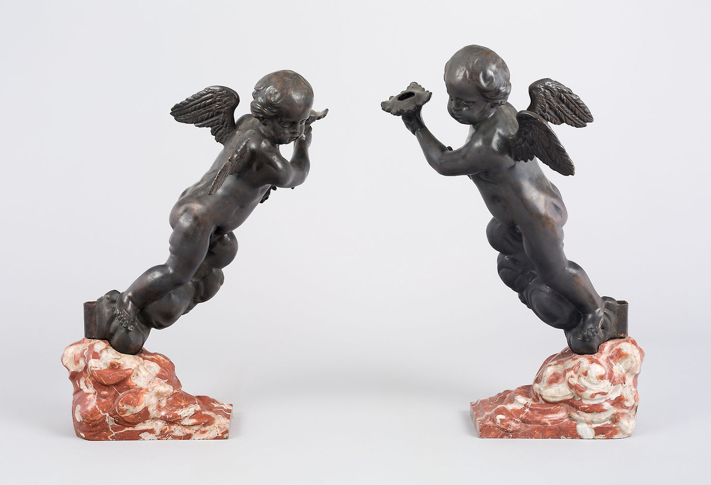 Pair of Candelabra -  Rome, Italy,  Poster Print Wall Art