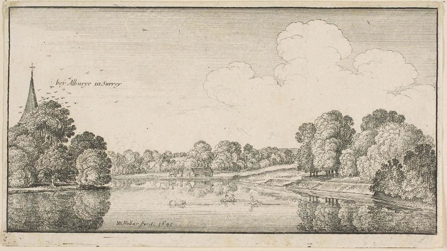 Albury -  Wenceslaus Hollar,  Poster Print Wall Art