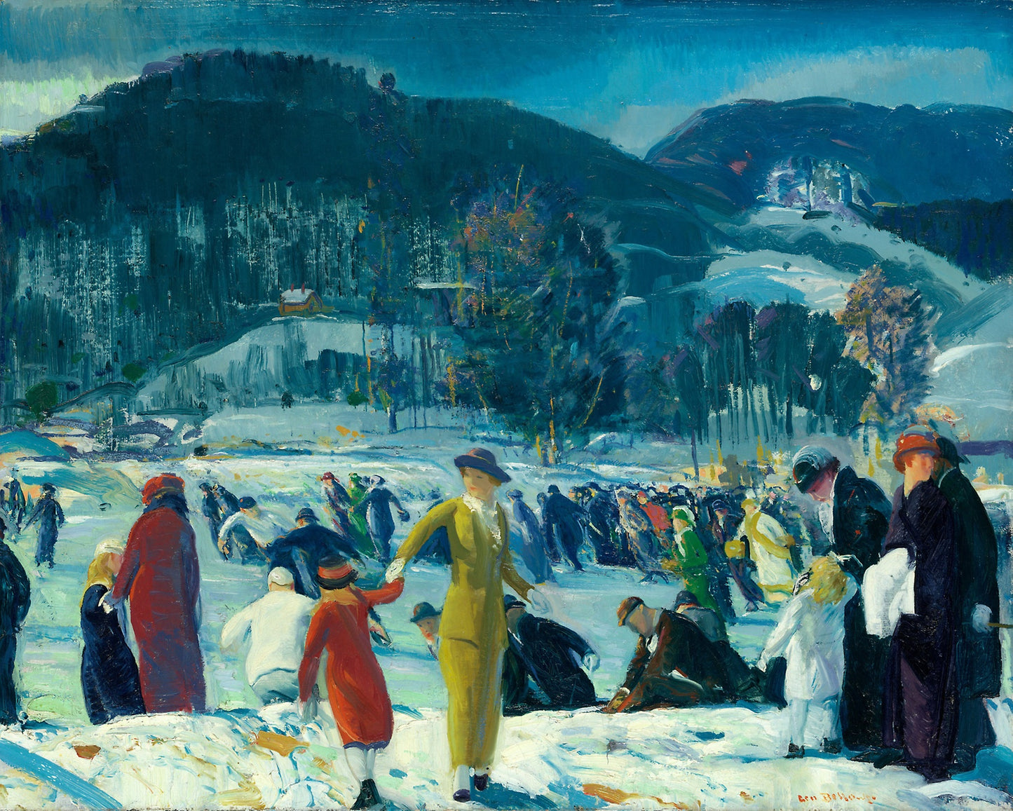 Love of Winter: George Wesley Bellows, Poster Print Wall Art
