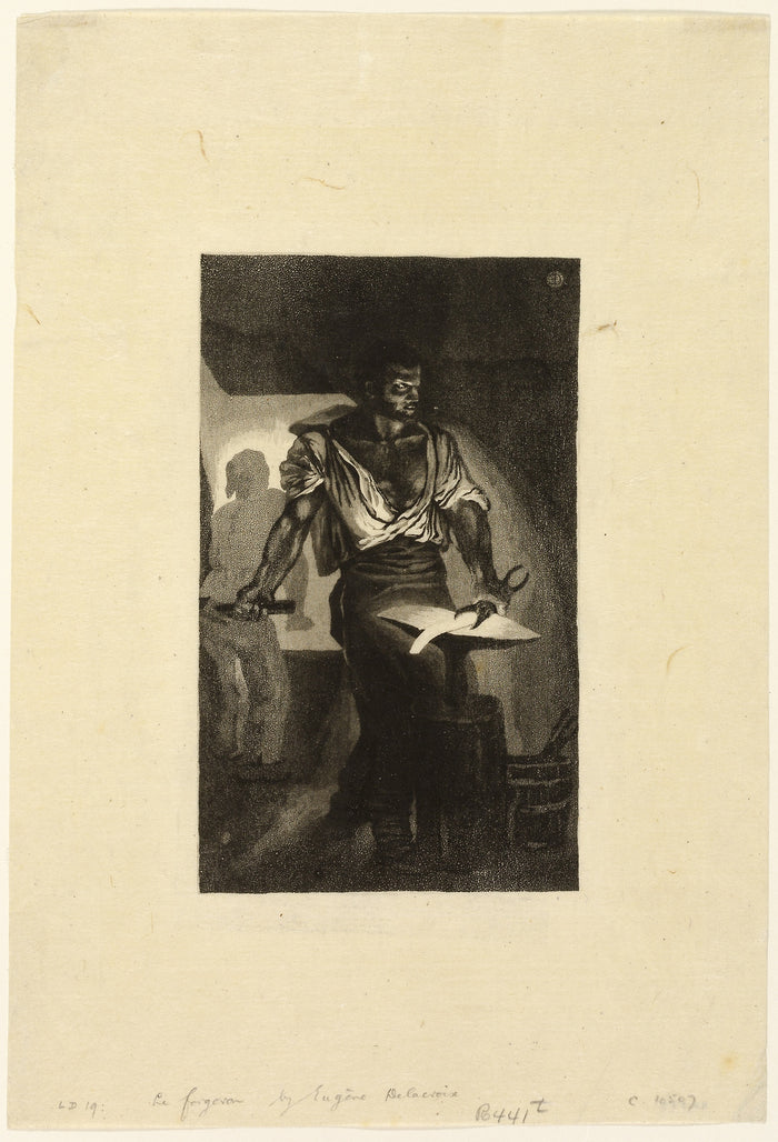 Blacksmith: Eugène Delacroix,16x12