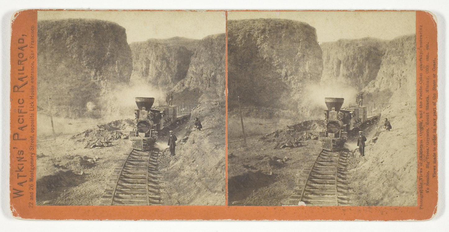 Untitled (Central Pacific Railroad) -  Alfred A. Hart,  Poster Print Wall Art