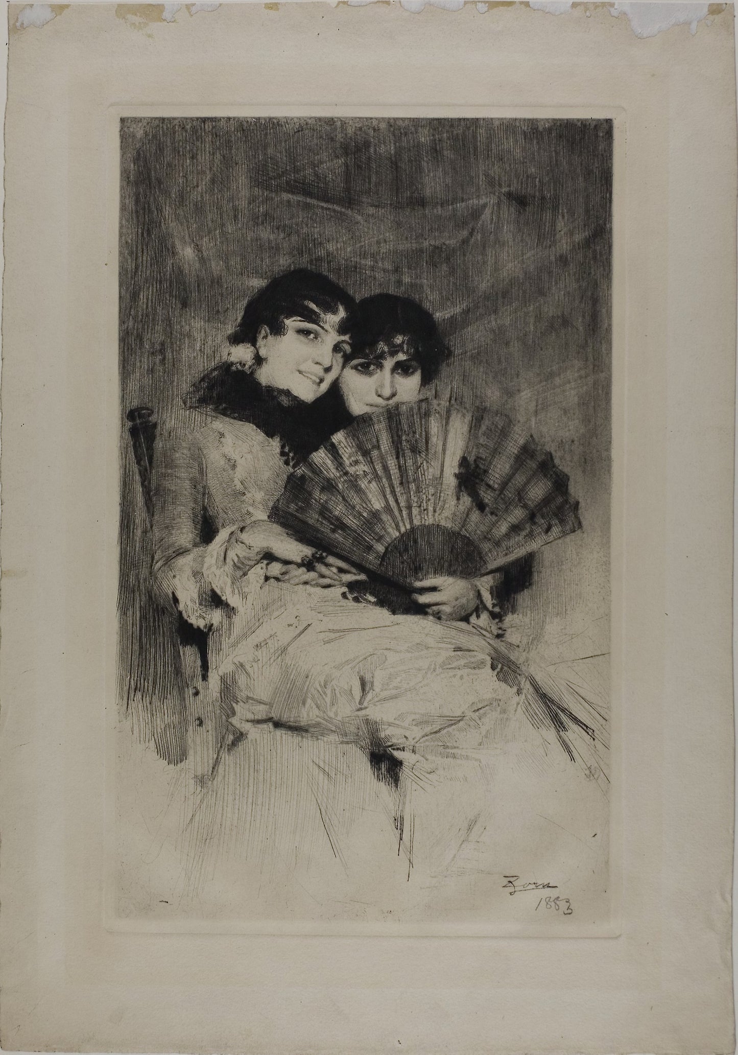 The Cousins -  Anders Zorn,  Poster Print Wall Art