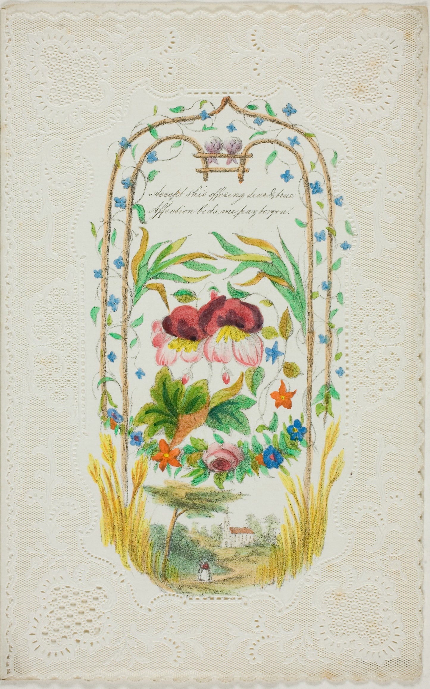 Accept this Offering (valentine) -  Joseph Addenbrooke,  Poster Print Wall Art