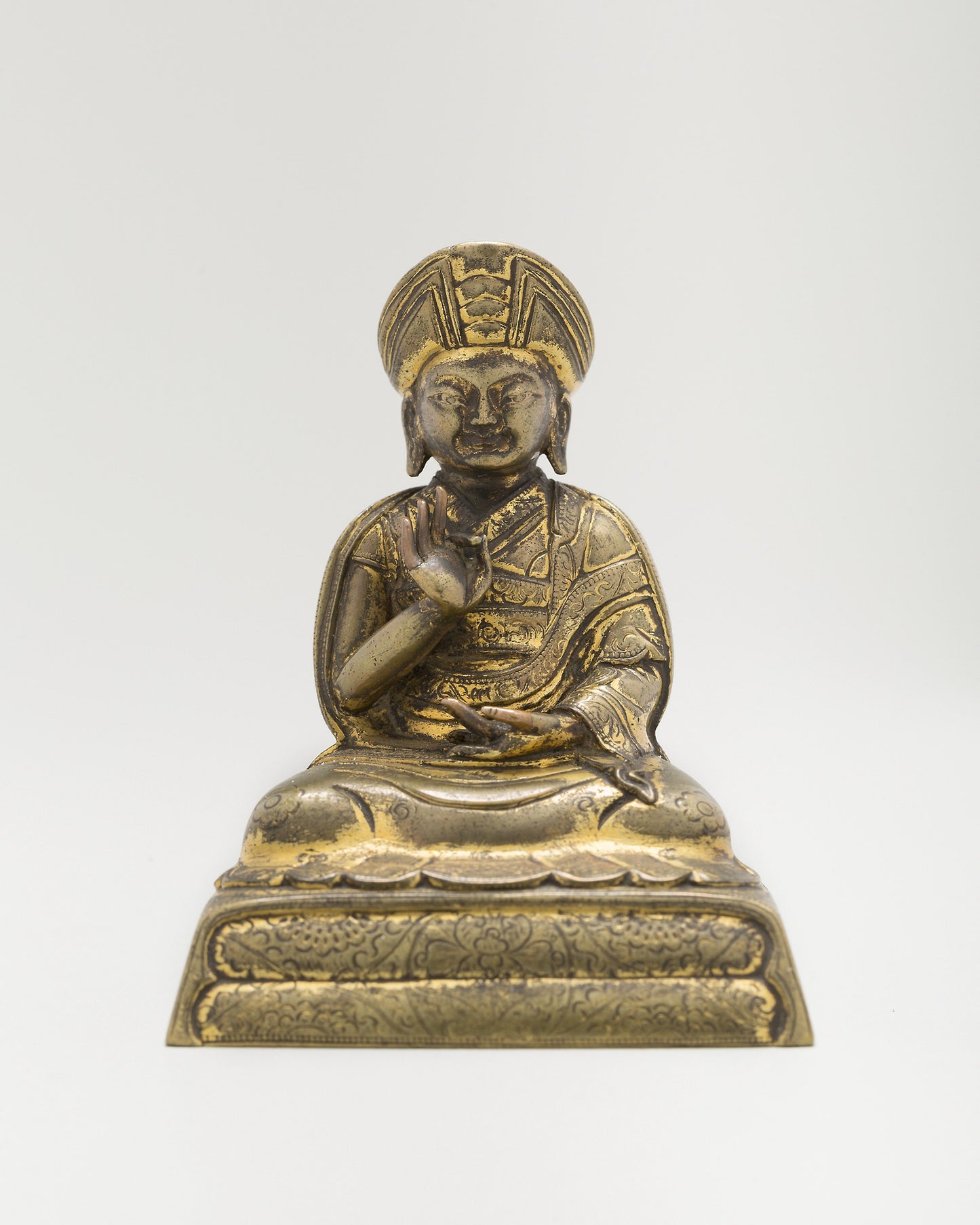 Portrait of the Tibetan Lama Chankya Hutuktu Rolpai Dorje (1717-1786) -  China,  Poster Print Wall Art