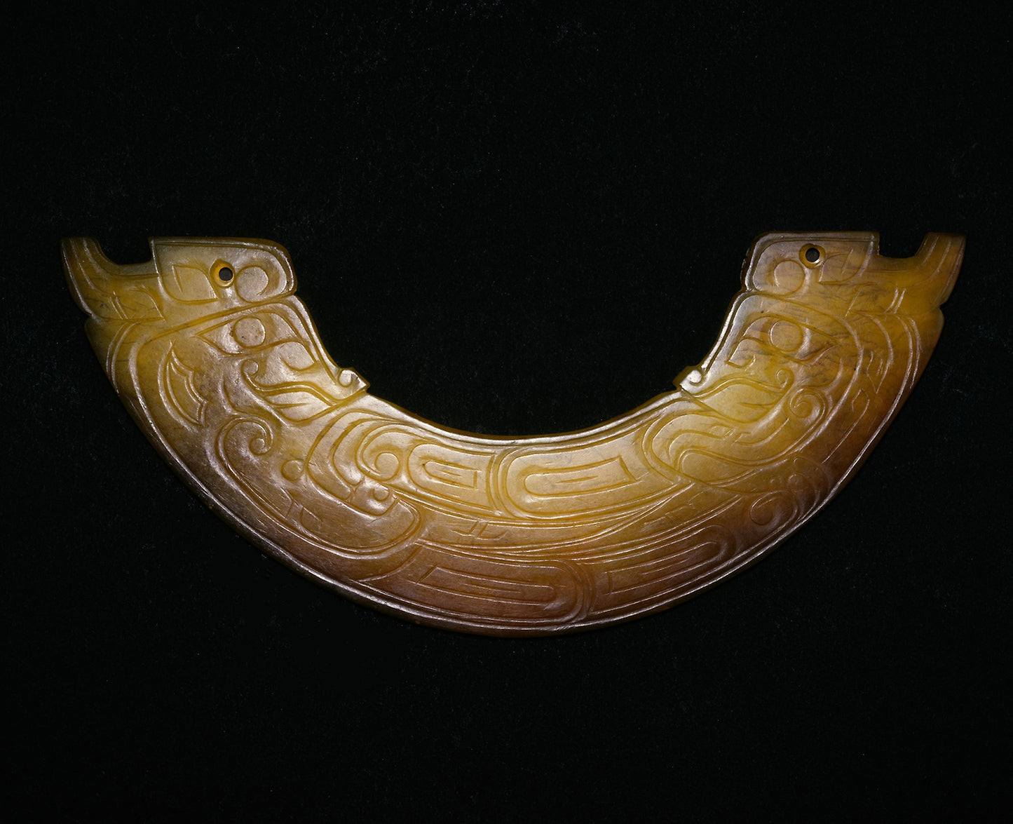 Arc-shaped pendant (huang) -  China,  Poster Print Wall Art