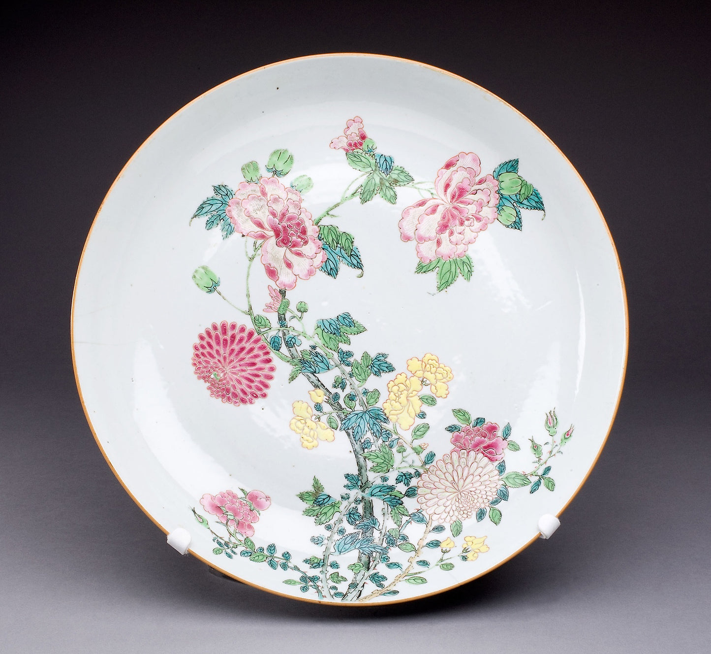 Dish -  China, Qing Dynasty (1644-1911), Yongzhen period (1723-1735),  Poster Print Wall Art