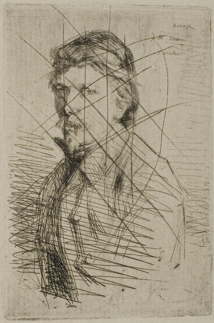 Auguste Delâtre, Printer: James McNeill Whistler,16x12