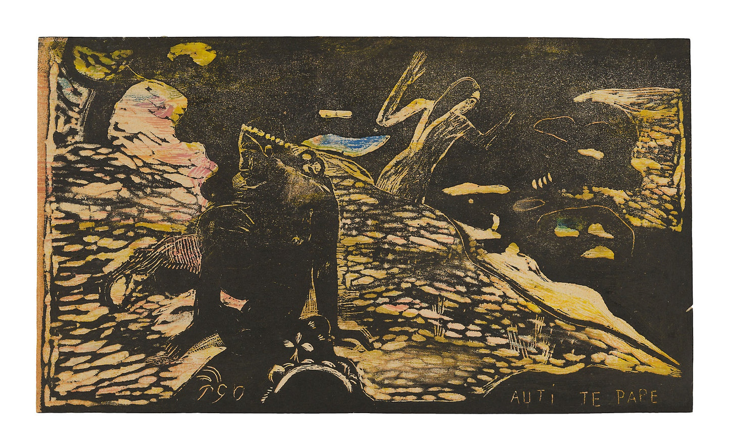 Auti te pape (Women at the River), from the Noa Noa Suite: Paul Gauguin,16x12"(A3) Poster