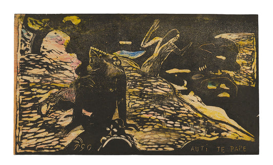 Auti te pape (Women at the River), from the Noa Noa Suite: Paul Gauguin,16x12"(A3) Poster
