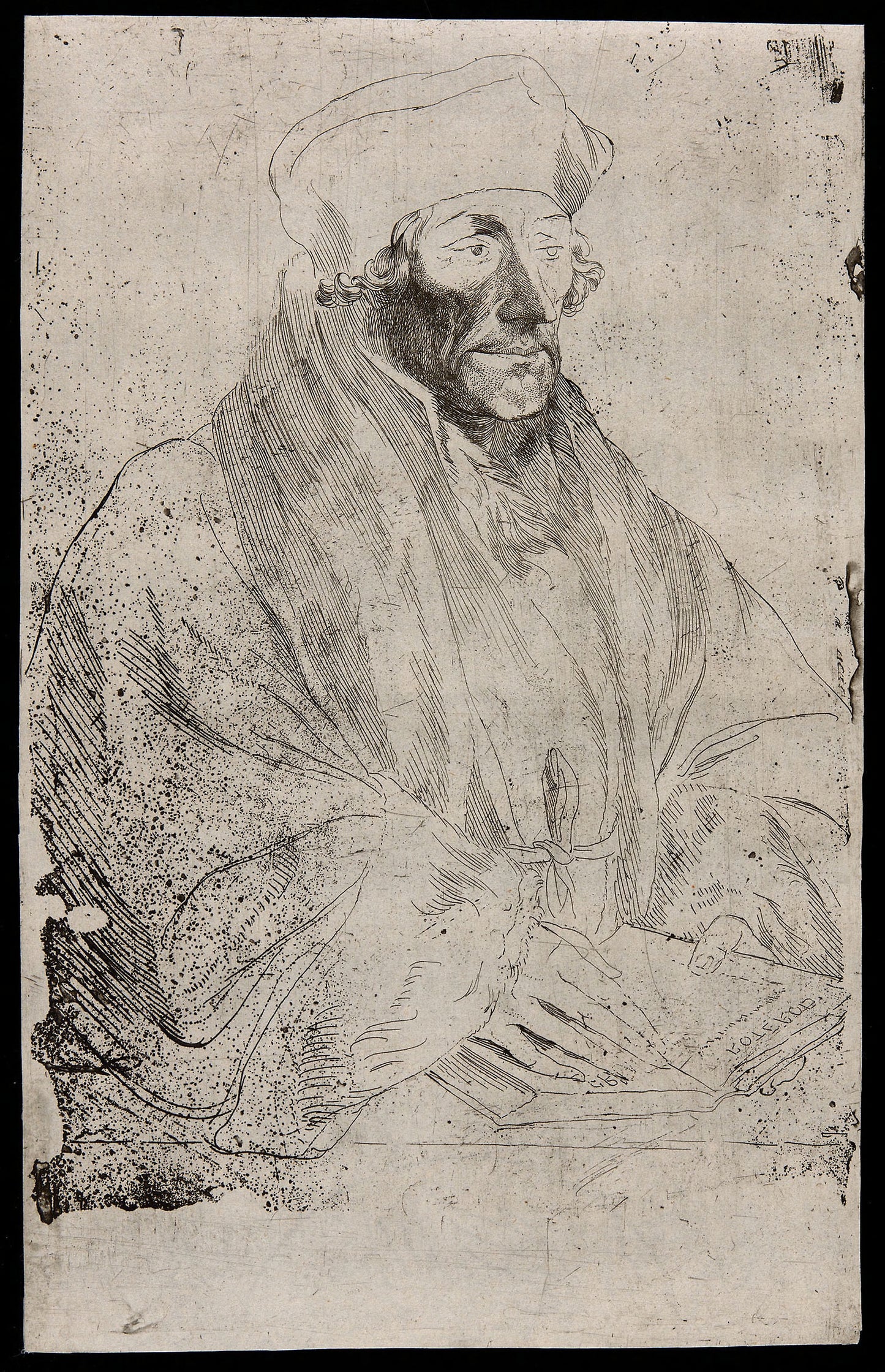 Desiderius Erasmus -  Anthony van Dyck (Flemish, 1599-1641),  Poster Print Wall Art