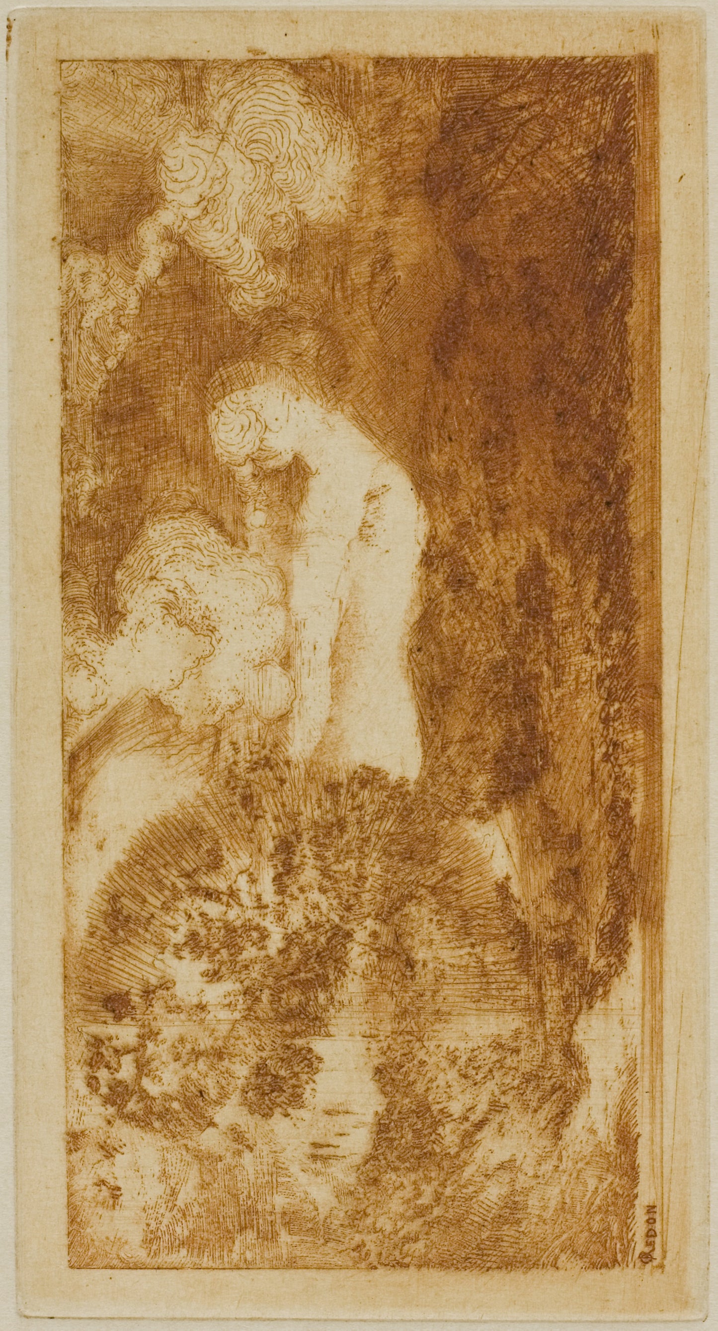Bather -  Attributed to Odilon Redon,  Poster Print Wall Art