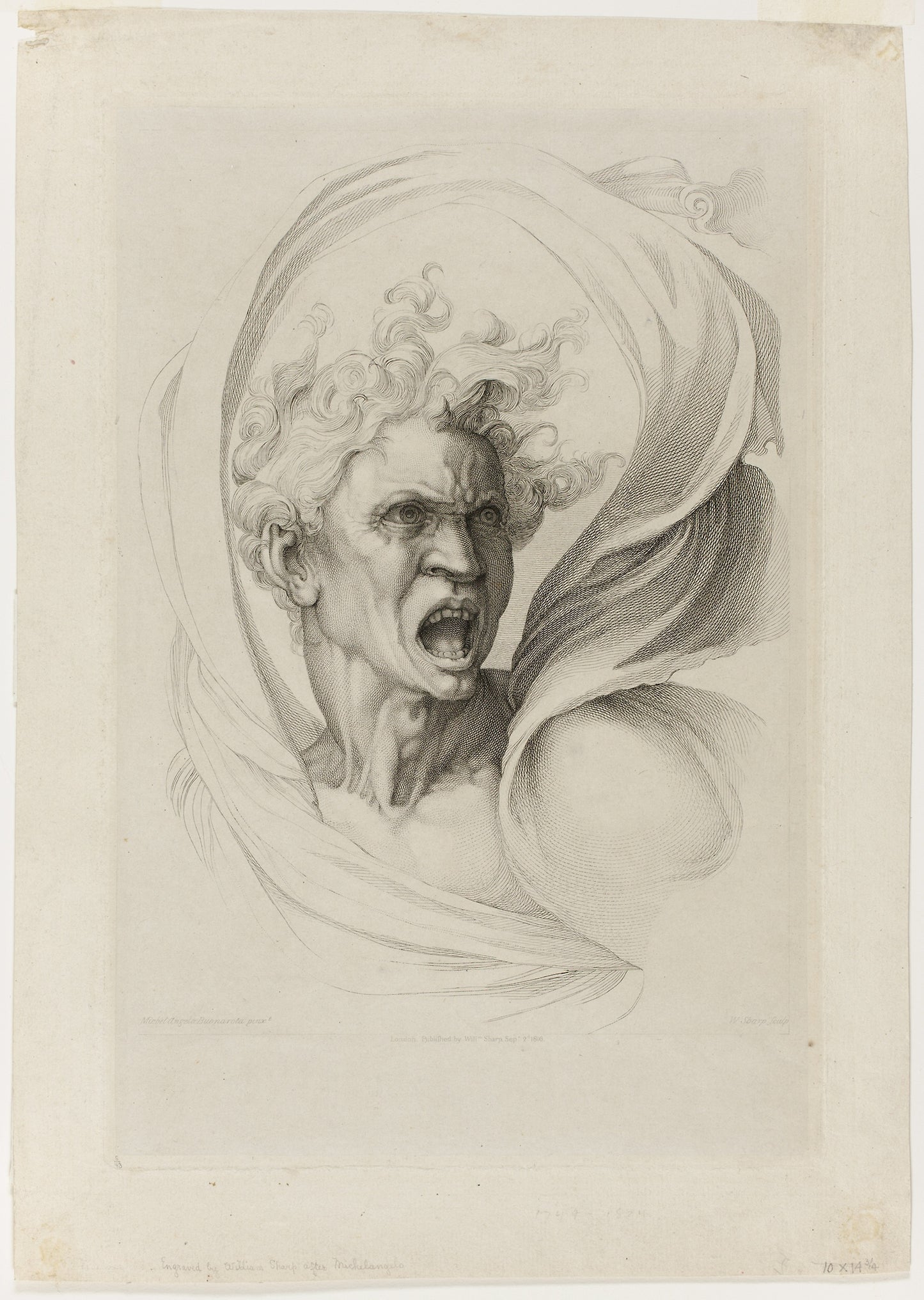 Evil -  William Sharp (English, 1748-1824),  Poster Print Wall Art