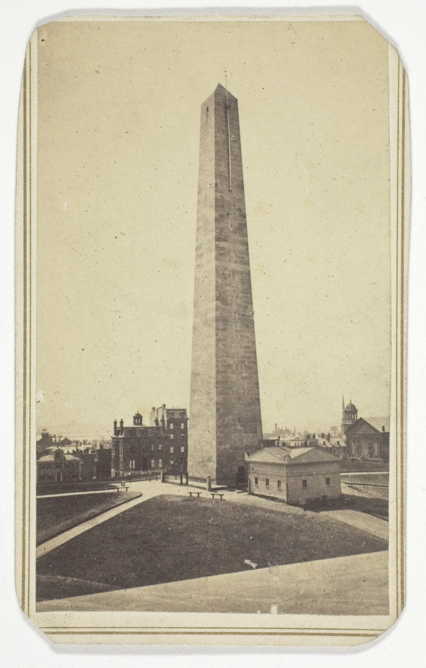 Bunker Hill Monument: Miller & Brown,16x12"(A3) Poster