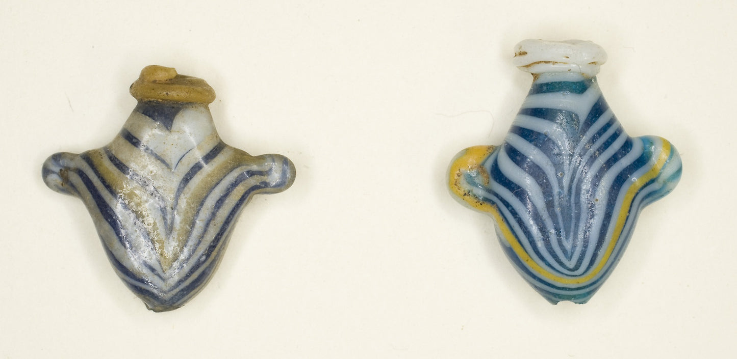 Amulets of Heart-Shaped Jugs (2) -  Egyptian,  Poster Print Wall Art