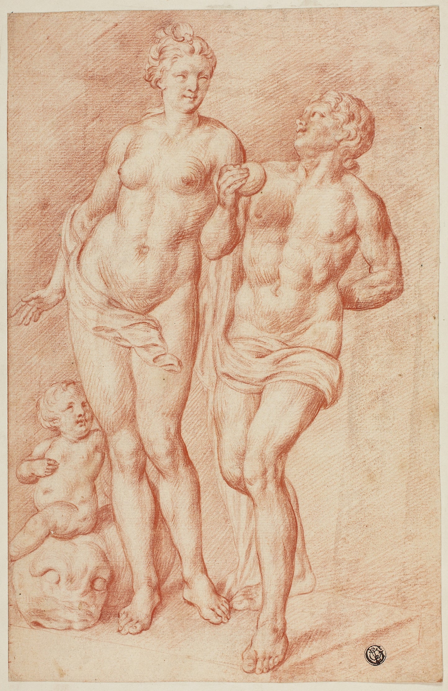 Venus and Paris -  Attributed to Pietro Dandini,  Poster Print Wall Art