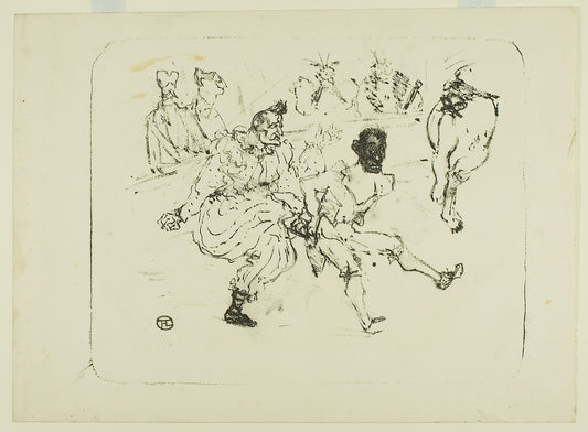 Footit and Chocolat: Henri de Toulouse-Lautrec,16x12"(A3) Poster