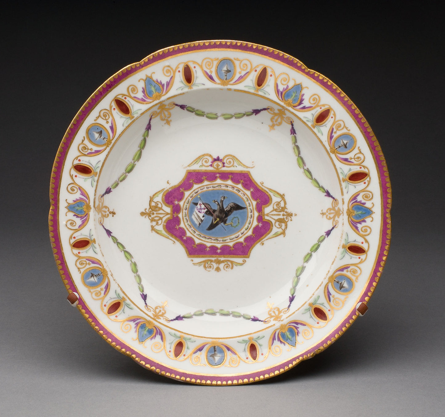 Soup Plate -  Russian Imperial Porcelain Factory,  Poster Print Wall Art