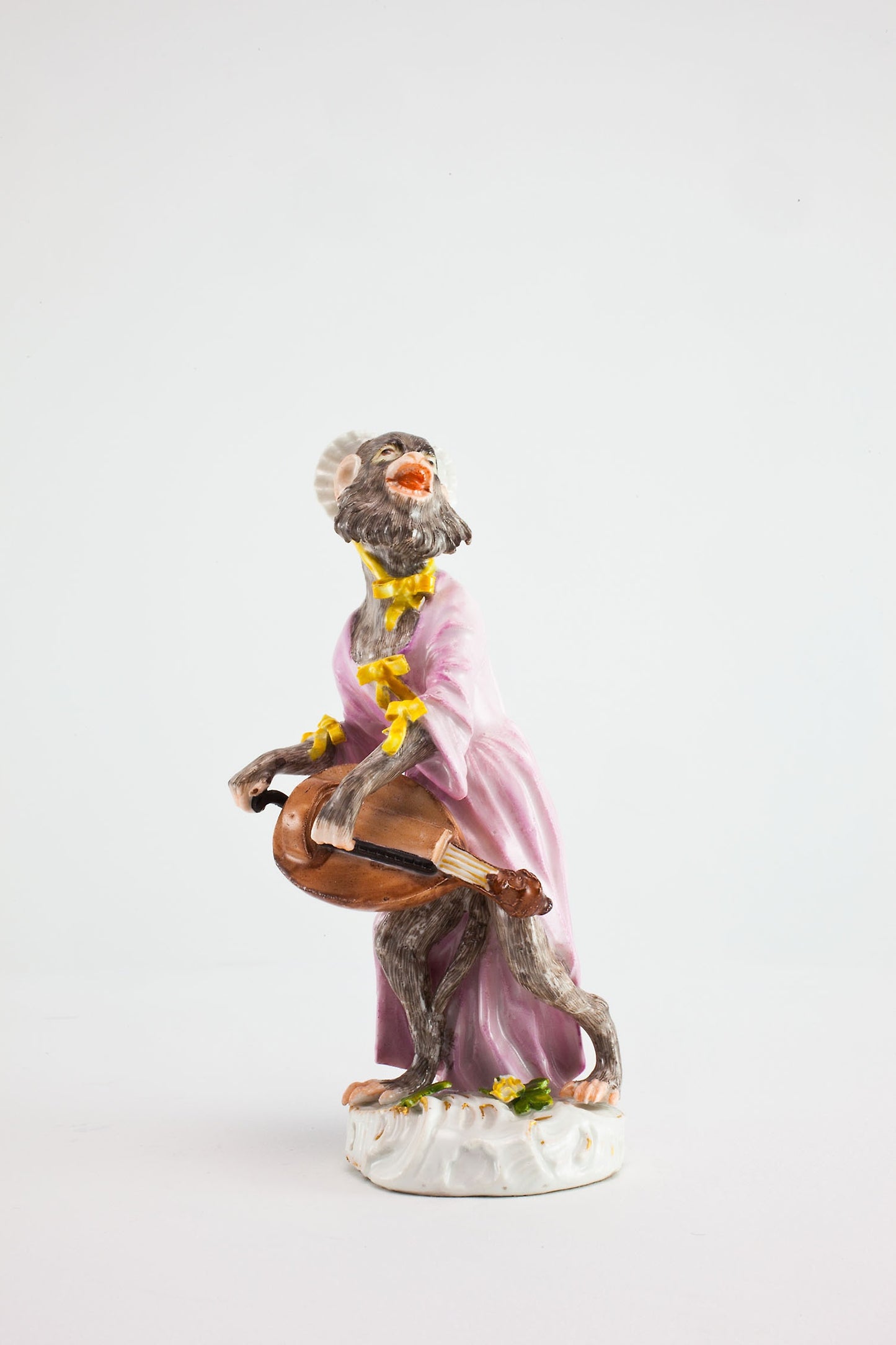 Hurdy-Gurdy Player for the Monkey Band -  Meissen Porcelain Manufactory,  Poster Print Wall Art