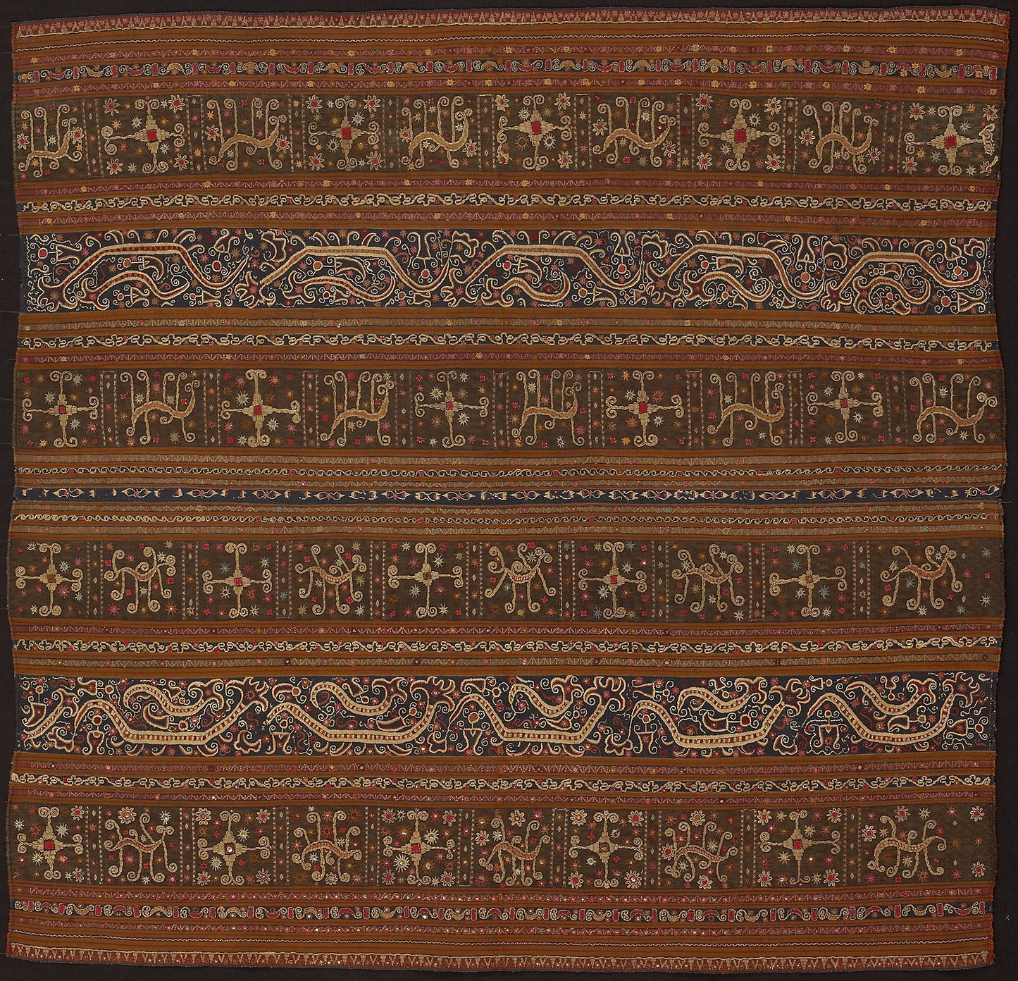 Ceremonial Skirt (tapis): Abung people, Poster Print Wall Art