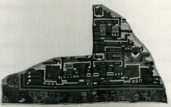 Fragments (Tunic): Provincial Wari,16x12