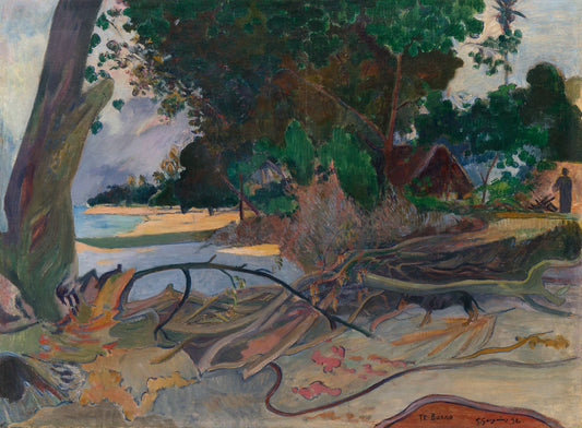 Te burao (The Hibiscus Tree): Paul Gauguin,16x12"(A3) Poster