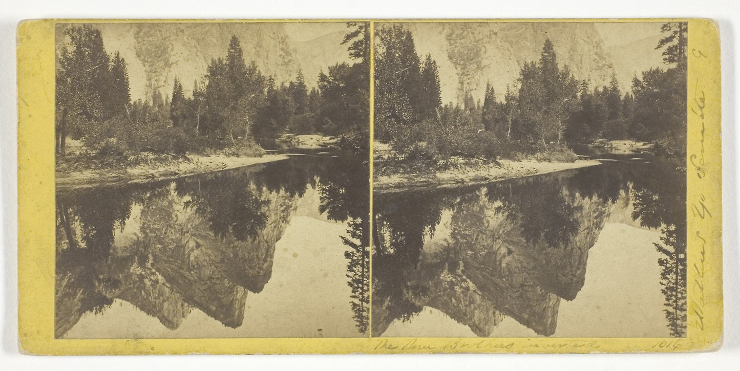 The Three Brothers, Inverted -  Carleton Watkins,  Poster Print Wall Art