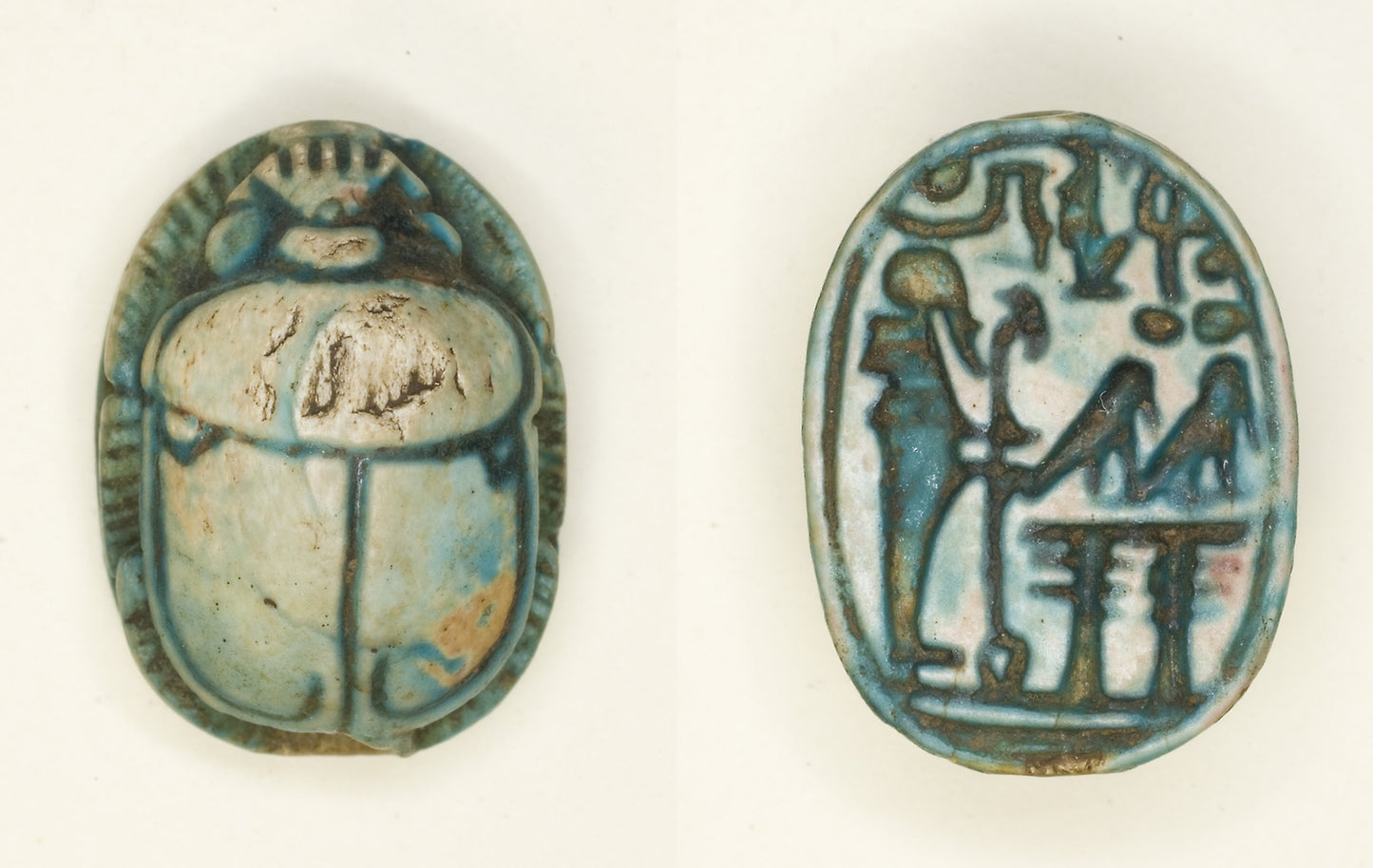 Scarab -  The God Ptah with Name of Usermaatra Setepenra (Rameses II) -  Egyptian,  Poster Print Wall Art