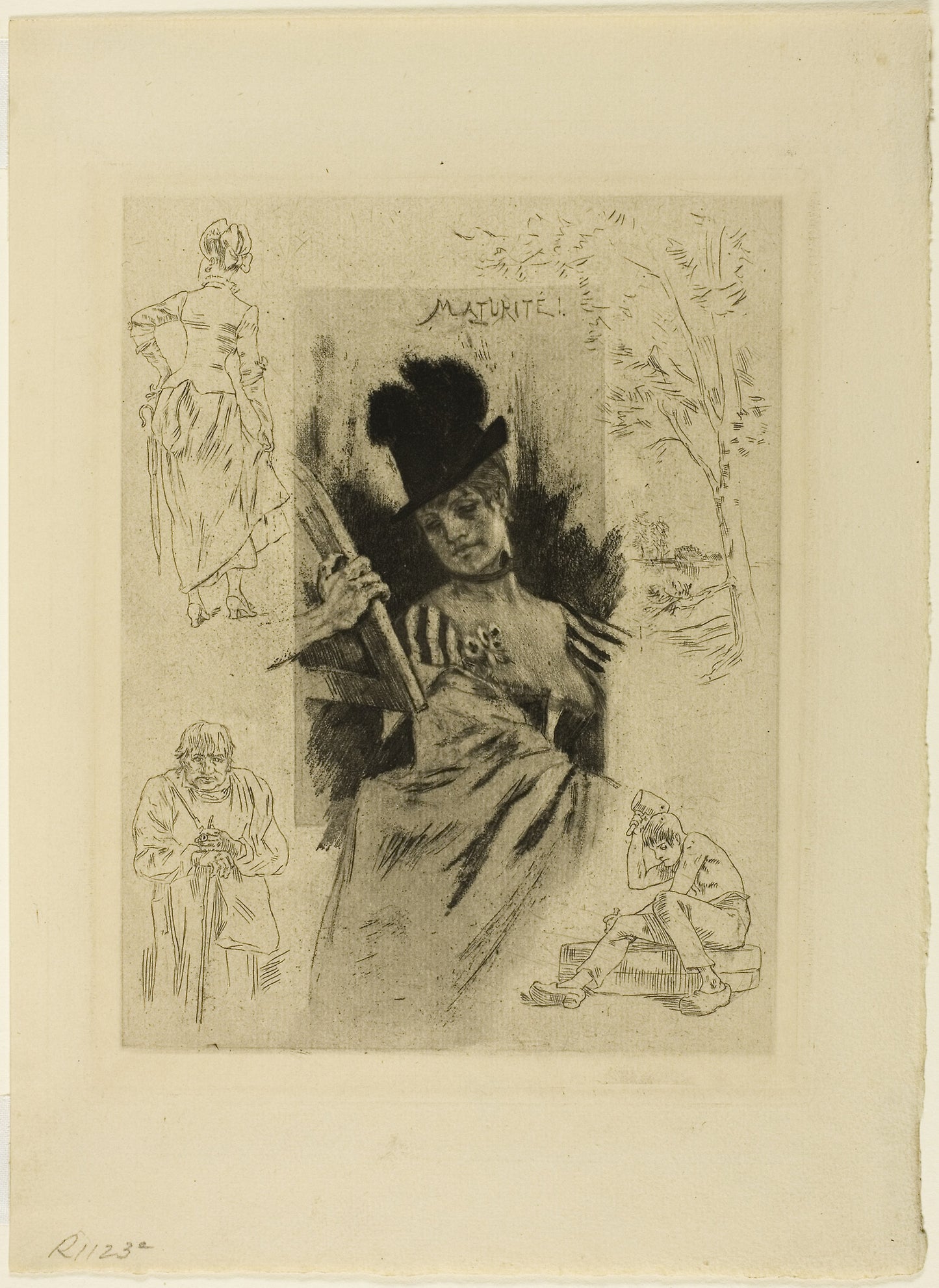 Maturity: Félicien Rops,16x12"(A3) Poster