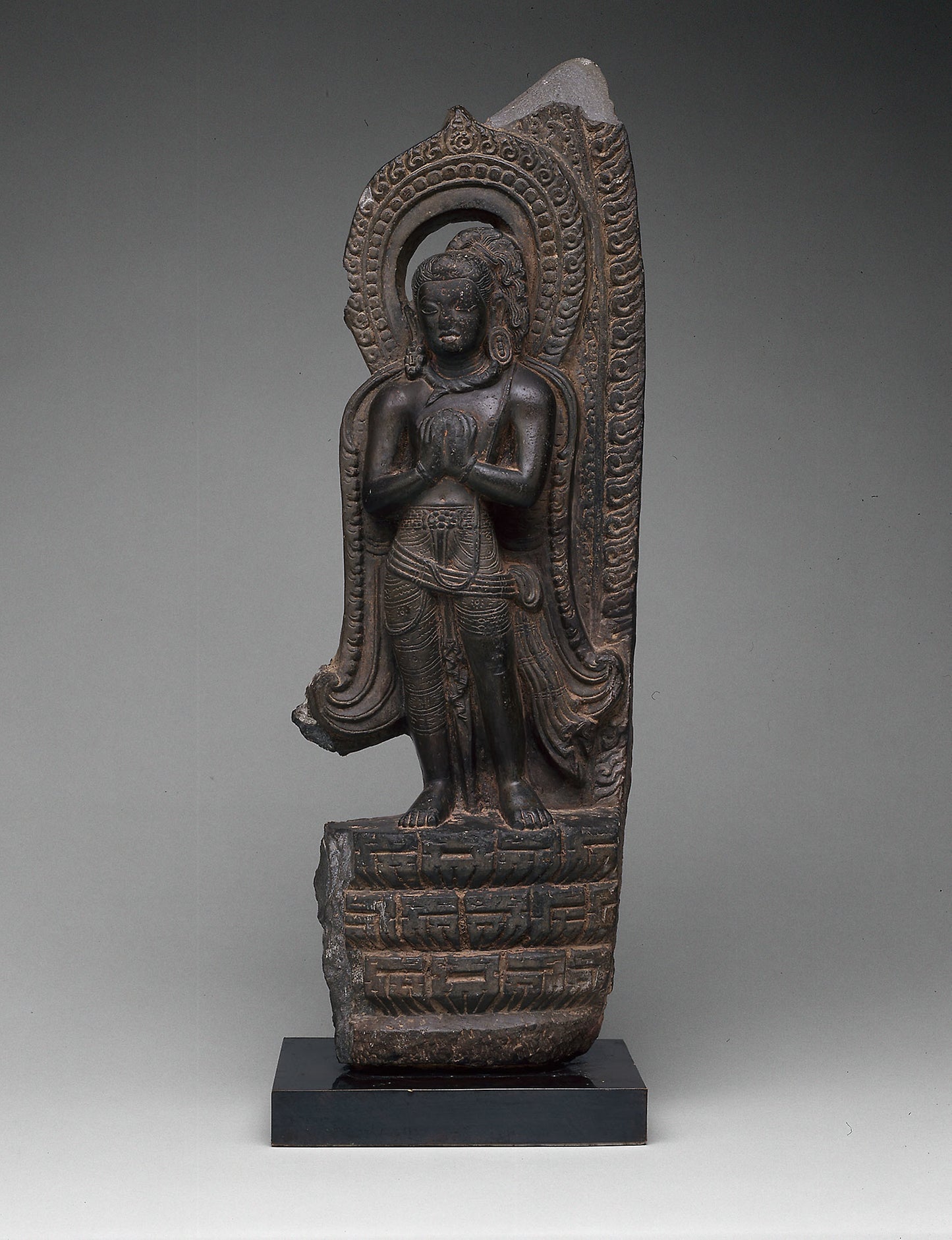 God Vishnu's Mount, Garuda, Standing with Hands in Gesture of Adoration (Anjalimudra) -  Nepal,  Poster Print Wall Art