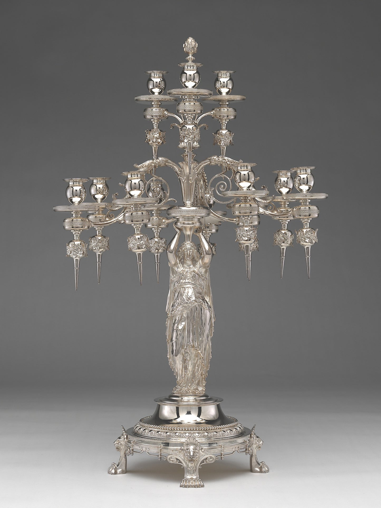 Candelabra (One of a Pair) -  Tiffany and Company,  Poster Print Wall Art